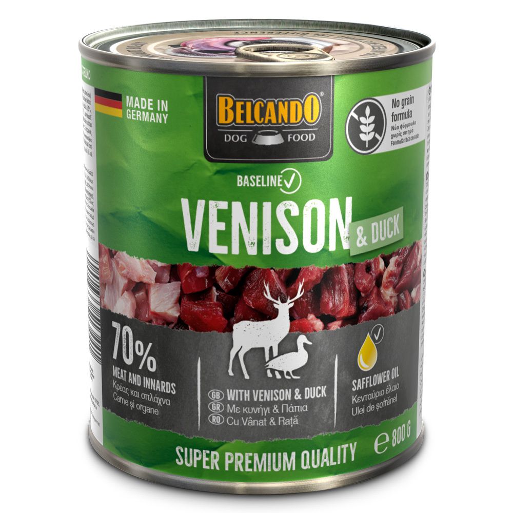 Консервы Belcando with Venison &amp; Duck для взрослых собак оленина утка 800 г