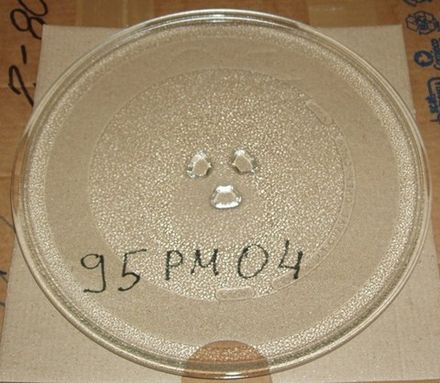 Тарелка для микроволновки 255mm (с крепл.10коп.) Daewoo