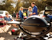 Портативный газовый гриль Weber Q 2200, 1 горелка, чёрный