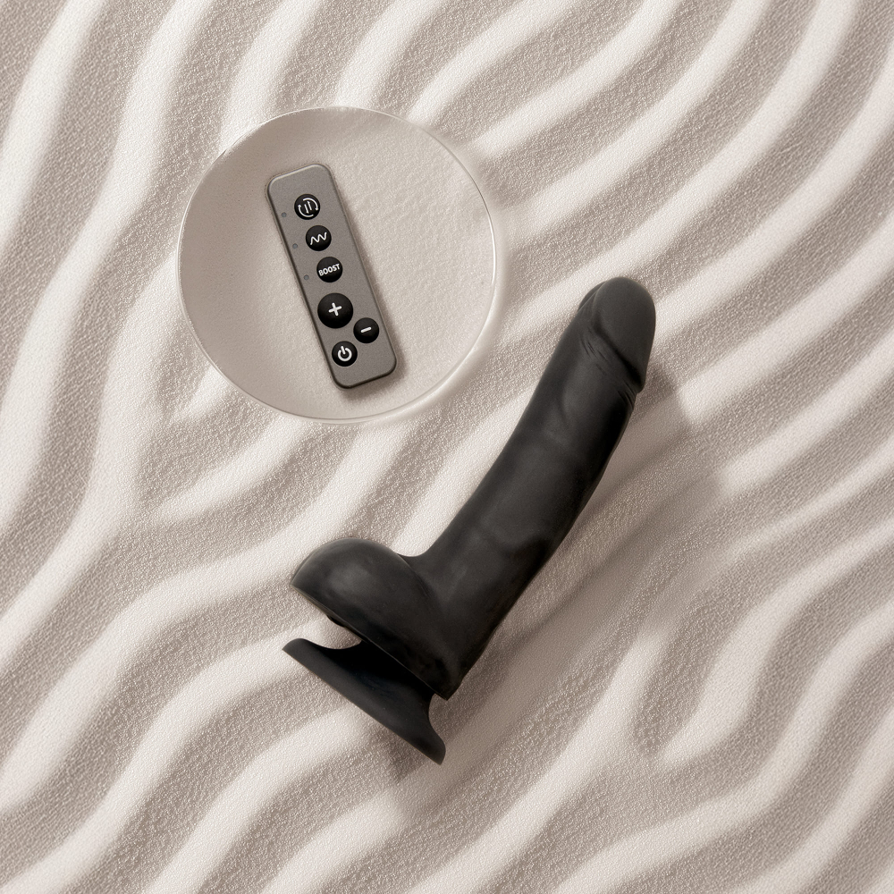 Strap-on-me ROTATING & VIBRATING REALISTIC DILDO - Фаллоимитатор с вращением и вибрацией, L
