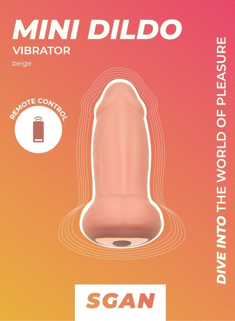 SGAN - Вибропуля "Mini Dildo” 
