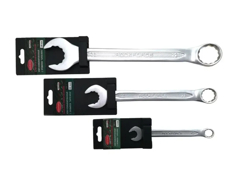 Ключ комбинированный с профилем ''Super drive''6мм RockForce##Rock FORCE RF-75506SD