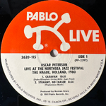 Oscar Peterson ‎– Live At The Northsea Jazz Festival, The Hague, Holland, 1980 2LP (США 1980г.)