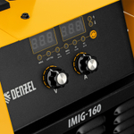 Аппарат инвертор. полуавтомат. cварки IMIG-160 Synergy, 160 А, ПВ 60%, катушка 5 кг Denzel