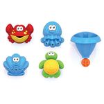Игрушки для ванны в наборе, пластиковые, 6 шт., НОРДПЛАСТ, 741