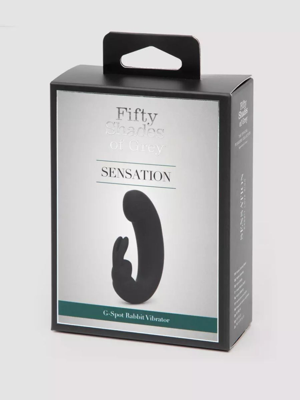 Черный мини-вибратор кролик Sensation Rechargeable G-Spot Rabbit Vibrator - 11,4 см.