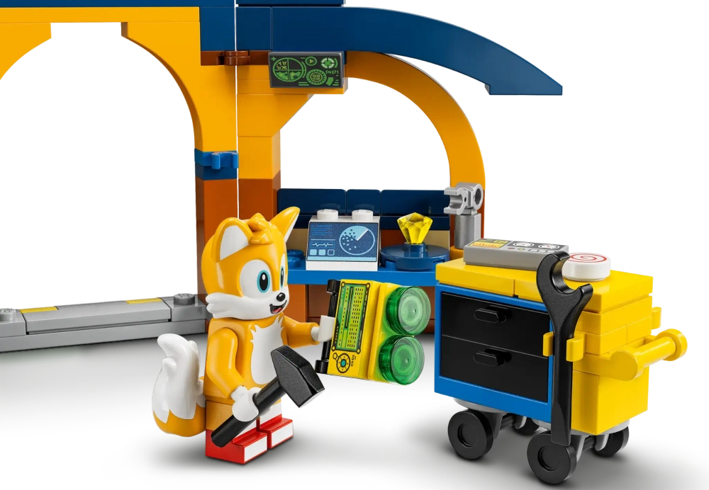 Конструктор LEGO Sonic the Hedgehog 76991 Мастерская Тейлза и самолет "Торнадо"
