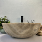 Раковина из оникса Bowl Grey TinLip BO-63003 45*45*15 43