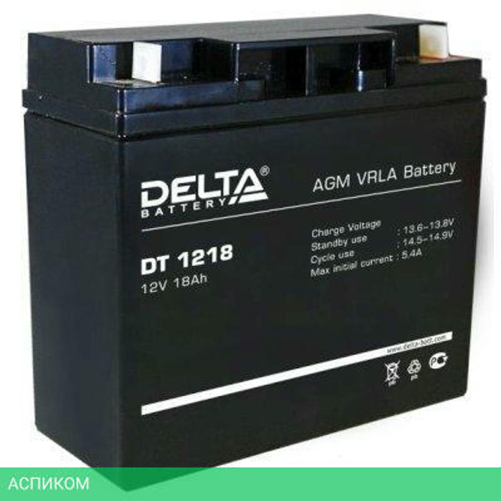 Аккумулятор для ИБП Delta DT 1218