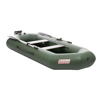 Лодка Тонар Шкипер 280НТ навесной транец (зеленый)