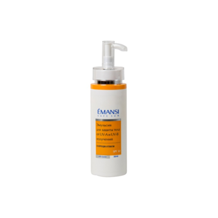 Эмульсия для тела SPF 50, SPF 30, защита от UV-A и UV-B + аутофагия Emansi +APh-System
