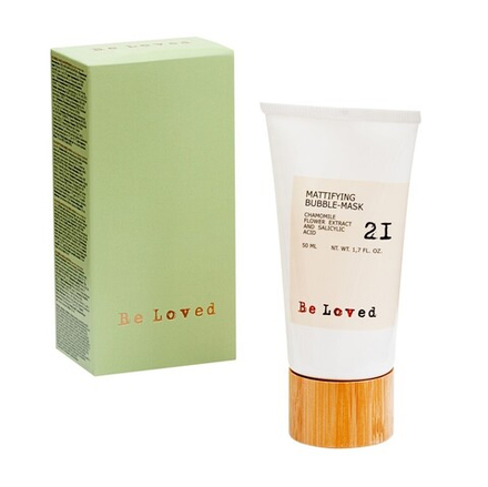 21 Be loved.Be smart Bubble-маска для лица 50мл глубоко очищает и матирует кожу