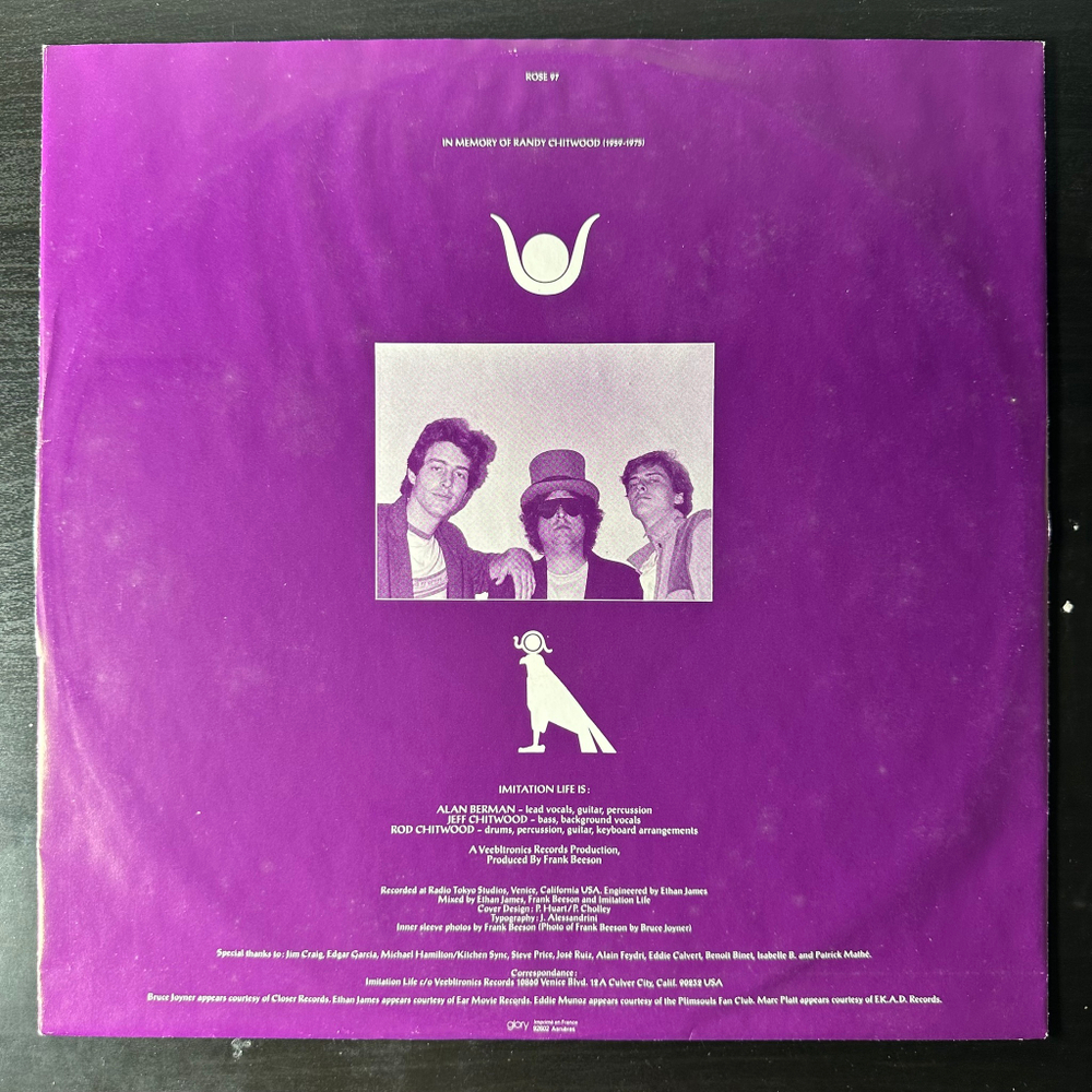 Imitation Life ‎– Ice Cubes And Sugar (Франция 1986г.)