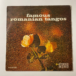 Винтажная виниловая пластинка LP Orchestra Electrecord , Dirijor Alex. Imre, Famous Romanian Tangos (Румыния 1976)