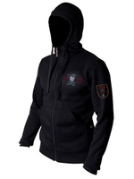 Худи на молнии Варгградъ мужская чёрная «Русские не сдаются» (с/н)