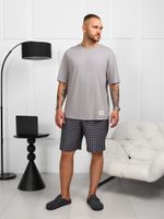 Фуфайка (футболка) мужская Генри-4 Виотекс СЕРЫЙ