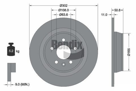 BENDIX Braking - BDS1080