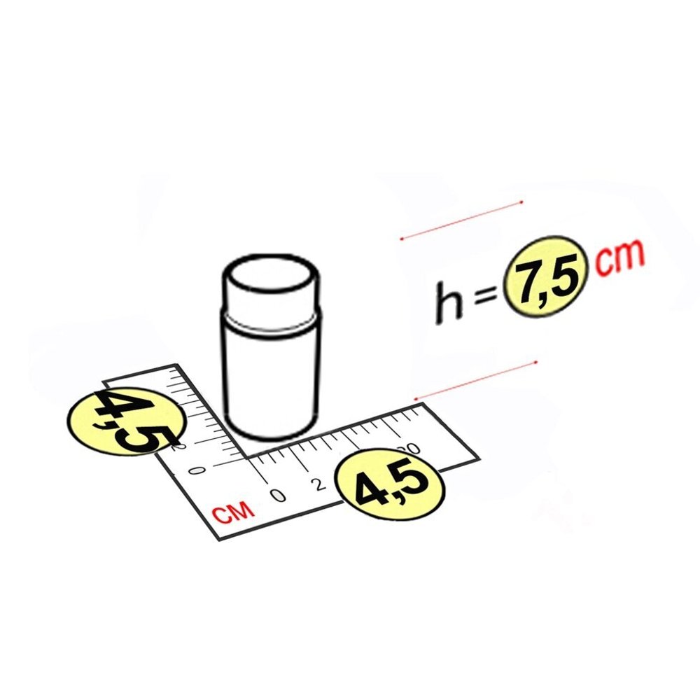 Элемент цилиндрический 4,5x4,5x7,5 см конструктора 7,5"