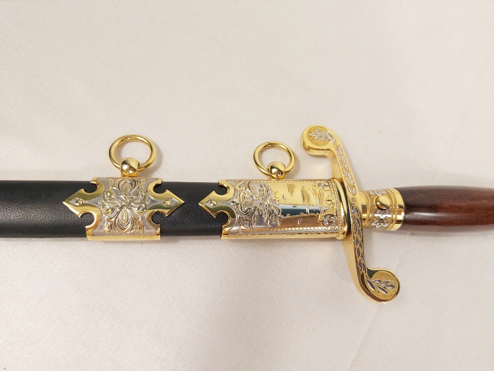 Кортик офицерский кож.ножны "Морской" (Златоуст)