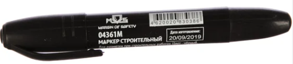 Маркер строительный перманентный черный (10/1200шт)