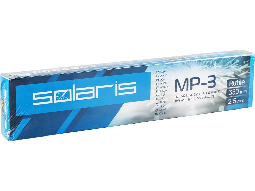 Электроды МР-3 ф 2,5мм уп.2,5 кг SOLARIS