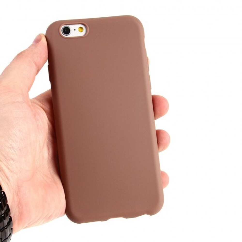 Чехол ТПУ для iPhone 6/6S, 011010 Пыльная роза