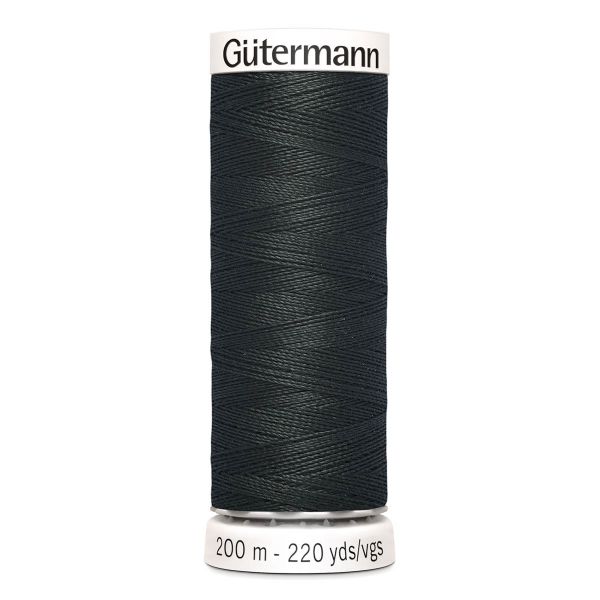 Нитки универсальные Gutermann Sew-all 100 (200 метров), 5 кат. | 755 мокрый асфальт