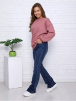 Свитшот утепленный оверсайз базовый