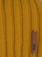 Шапка вязаная демисезонная тыковка