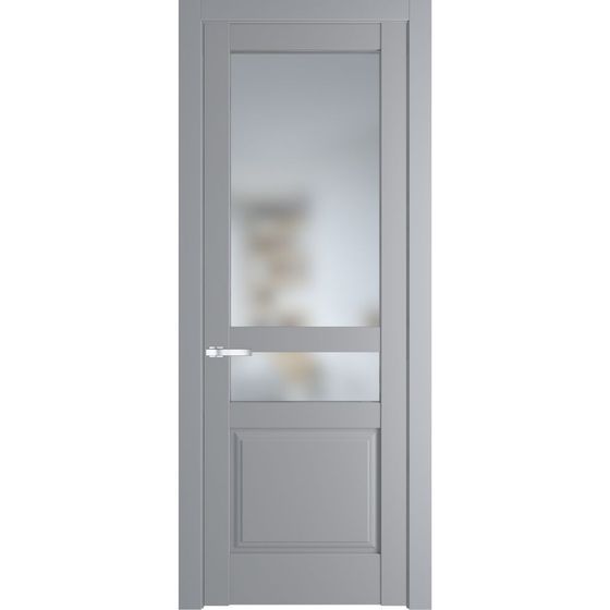 Межкомнатная дверь эмаль Profil Doors 4.5.4PD смоки остеклённая