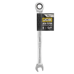 Ключ комбинированный трещоточный 8мм JCB JCB-75708