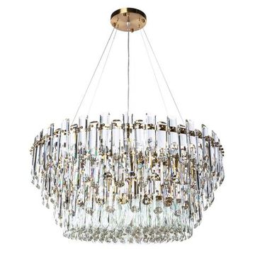 Люстра подвесная 3510/17 SP-18 латунь Bellatrix Divinare