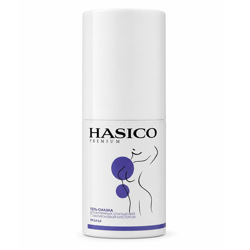 Интимная гель-смазка на водной основе с Гиалуроновой кислотой Hasico Premium 100мл