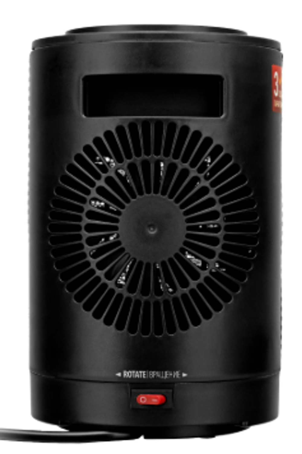 Тепловентилятор керамический DTFC-1200S, вращение, 3 реж., вент., нагрев 600/1200 Вт Denzel