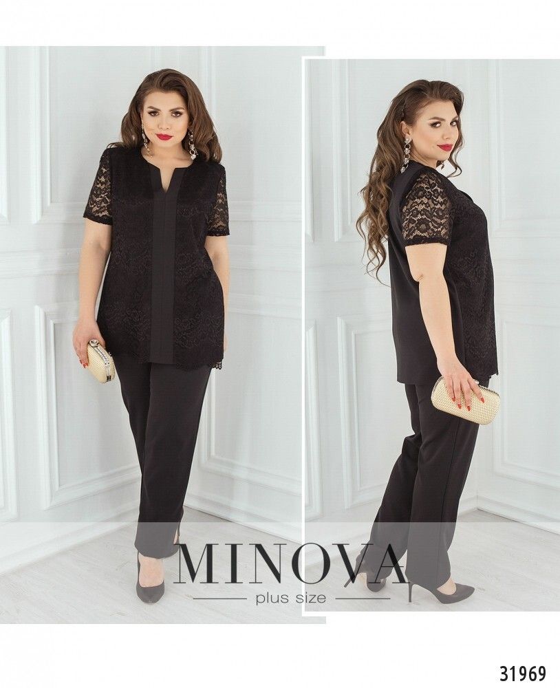 Костюм 353-черный Minova