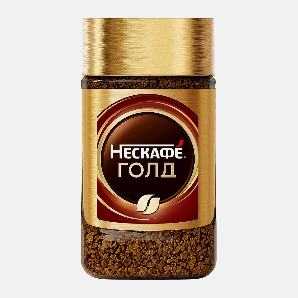 Кофе сублимированный с молотым Нескафе Голд 47.5г