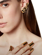 Серьга-кафф, Золотой