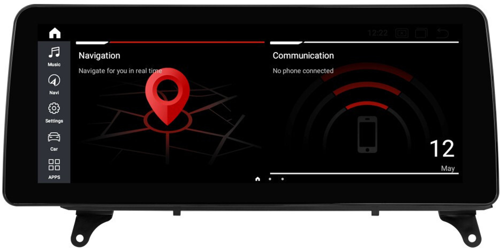 Магнитола BMW X5 (F15), X6 (F16) 2017-2019 EVO - Radiola RDL-1545 монитор 12.3" на Android 13, 8Гб+128Гб, CarPlay, 4G SIM-слот