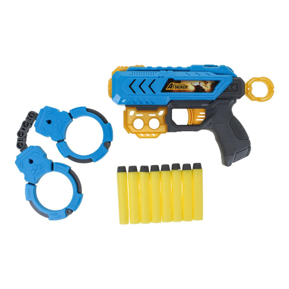 Пистолет с мягк.пулями, коробка JLX8628