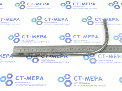 Метчик гаечный М12х1,5 с изогнутым хвостовиком Р18 L=250мм