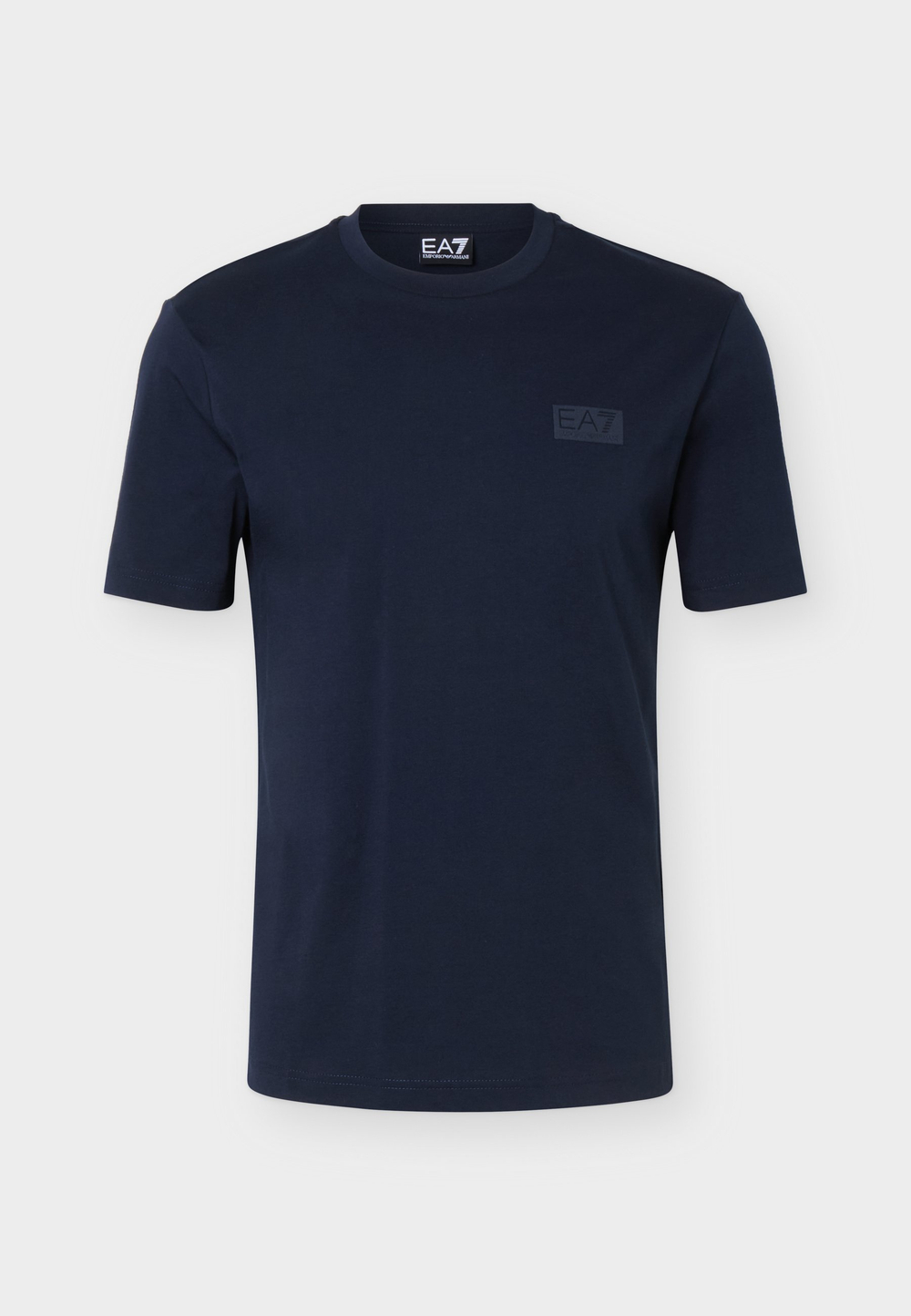 EA7 Emporio Armani TRAIN LOGO SERIES OVERSIZE - Футболка с принтом - Синий