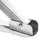 Раскладушка туристич. &quot;СЛЕДОПЫТ&quot; в чехле, 1850х750х400 мм, труба оцинк. 25х25 мм