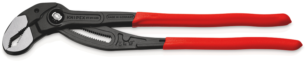 Клещи трубные KNIPEX Cobra® XL/XXL черненая 400 мм 8701400