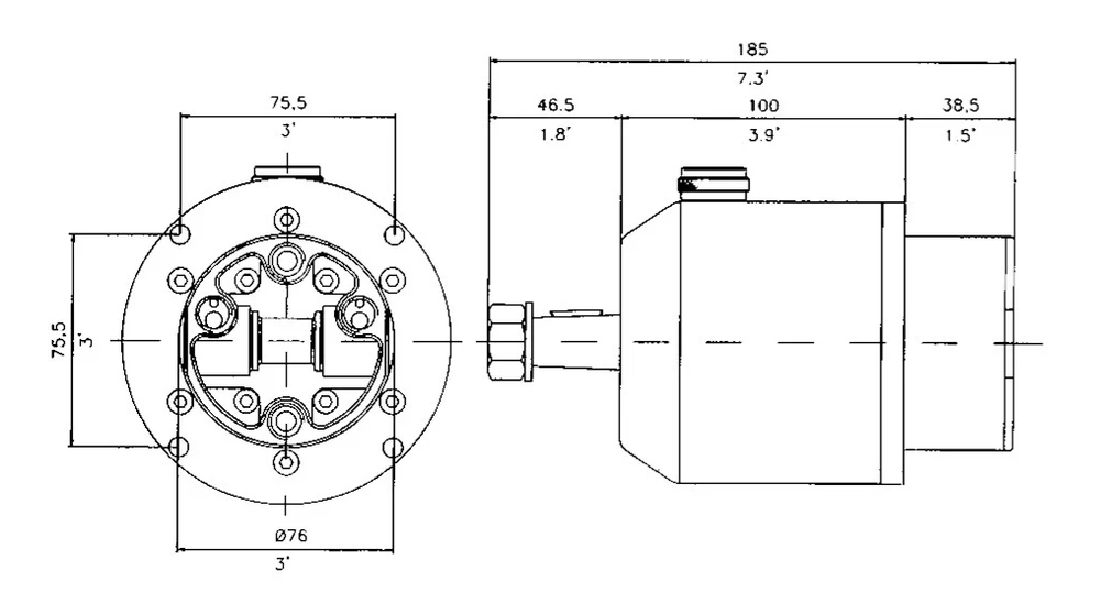 Гидравлическая система управления ПЛМ до 130 л.с. GF150BRT