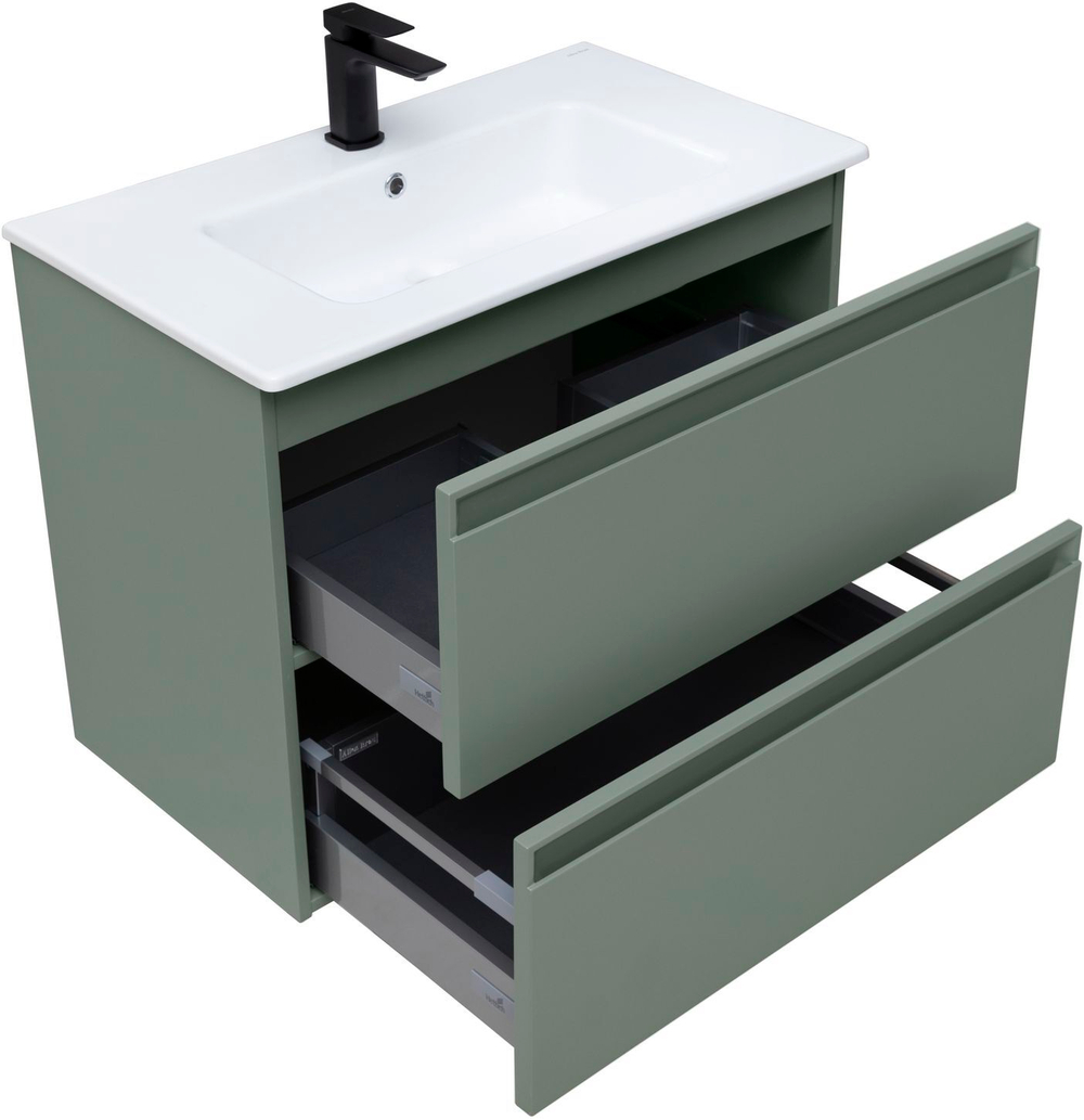 Тумба с раковиной Allen Brau Eclipse 1.E1002.CGM 80 cement grey matt