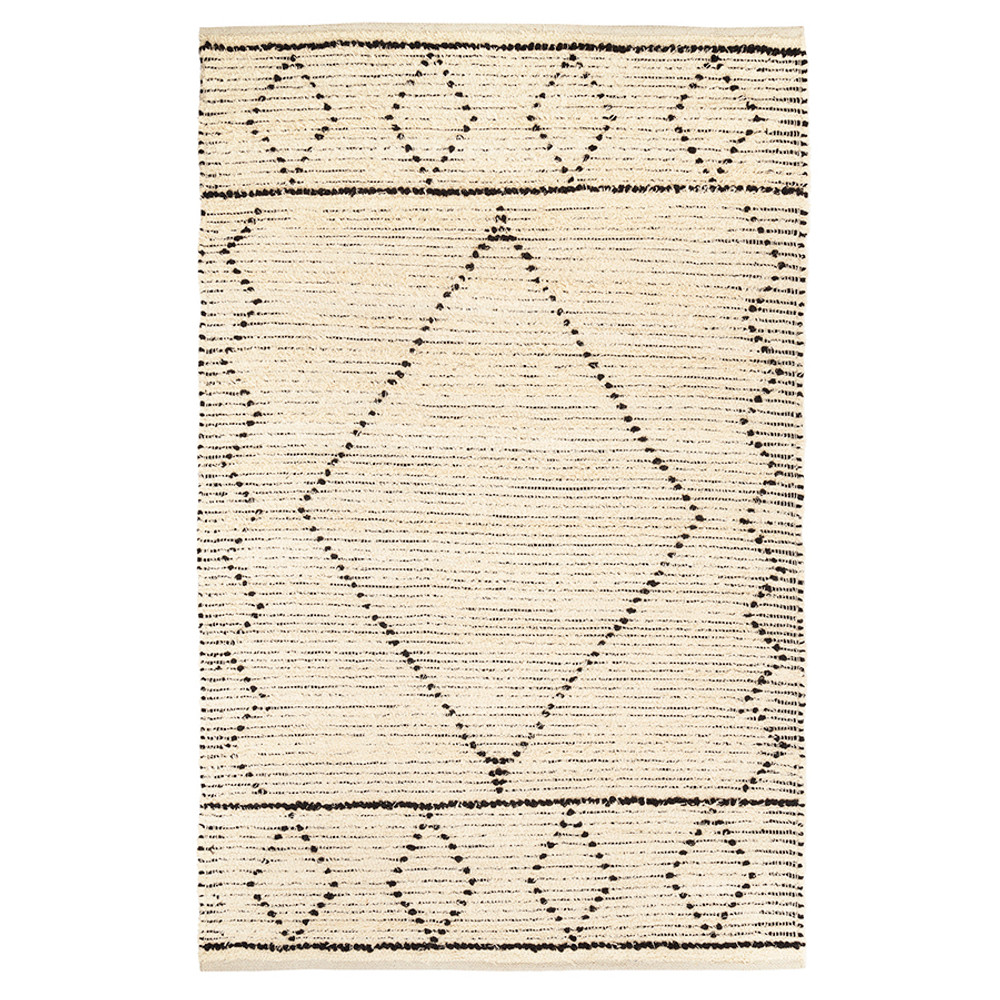 Ковер из переработанного хлопка dispur из коллекции ethnic