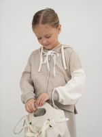 Спортивный костюм, бежевый для девочки