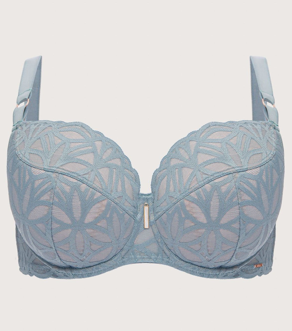 Бюстгальтер Salt&Sea с шитыми чашками на тонком поролоне (Размер: 70G) (Цвет: голубой)