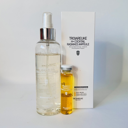 Тоник ампульный "Сияние" TROIAREUKE H+Cocktail Rejuvenating Ampoule Yellow.