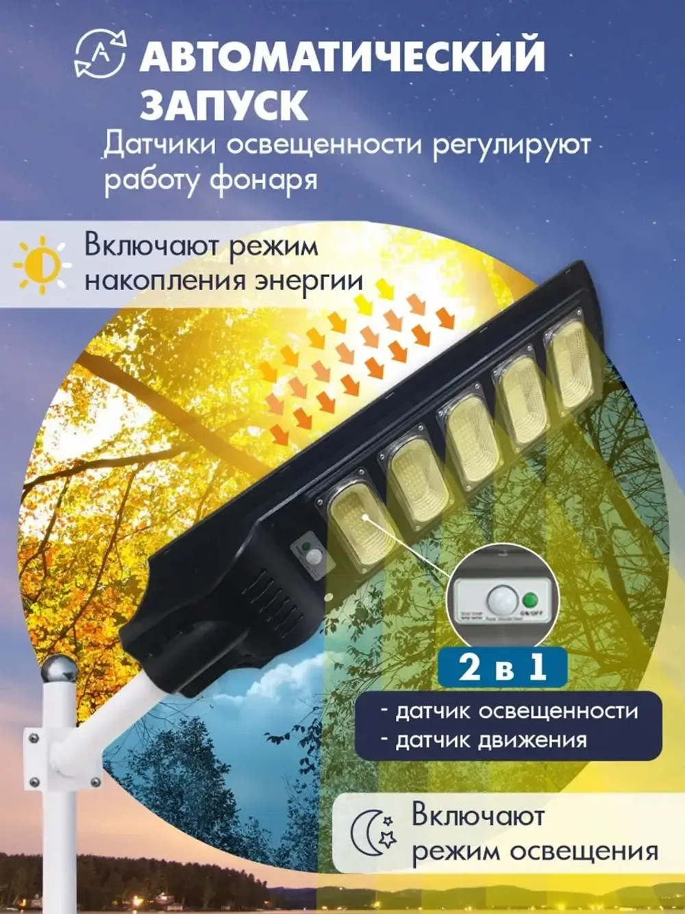 Светильник на солнечной энергии STD300